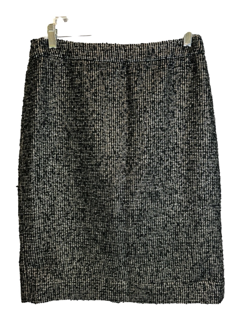 J. Crew - Number 2 Pencil Skirt. Black and White Tweed Wool Blend. Size 4.